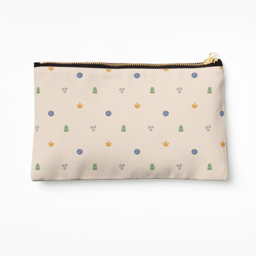 Whibos Makeup Bag Avatar The Last Airbender Elements Cosmetic Organizer Tyvek Paper Bags Zipper Pouch