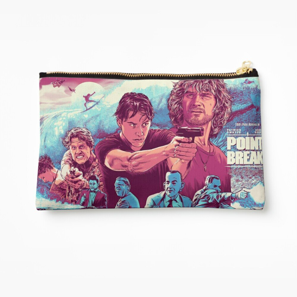 Whibos Makeup Bag Point Break Cosmetic Organizer Tyvek Paper Bags Zipper Pouch
