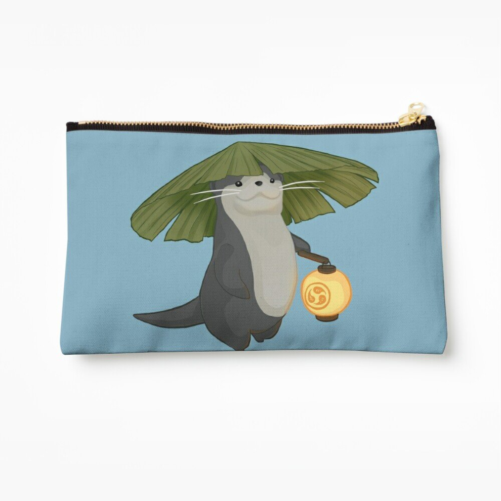 Whibos Makeup Bag Odder Otter Cosmetic Organizer Tyvek Paper Bags Zipper Pouch