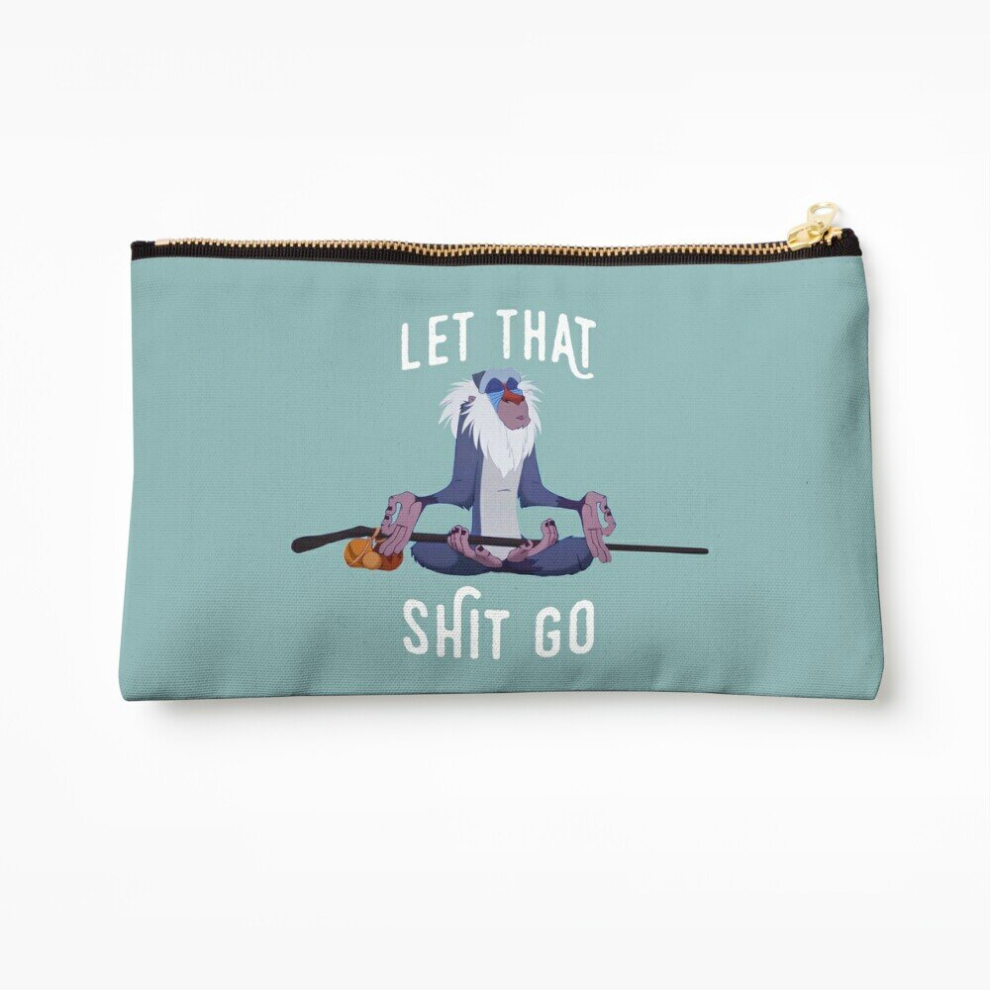 Whibos Makeup Bag Let That Shit Go Cosmetic Organizer Tyvek Paper Bags Zipper Pouch
