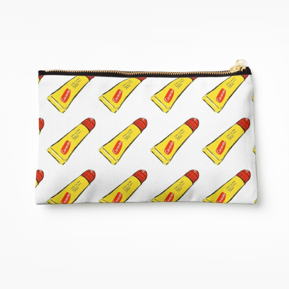 Whibos Makeup Bag Carmex Lip Balm Cosmetic Organizer Tyvek Paper Bags Zipper Pouch
