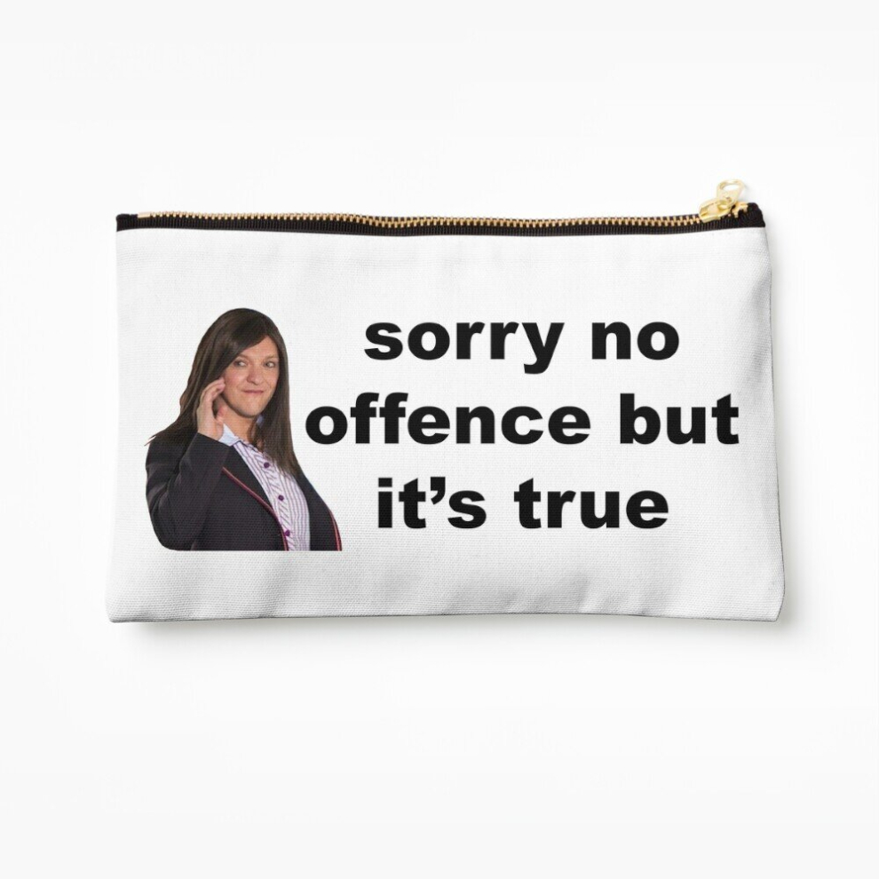 Whibos Makeup Bag Ja'mie - Sorry No Offence But It's True Cosmetic Organizer Tyvek Paper Bags Zipper Pouch