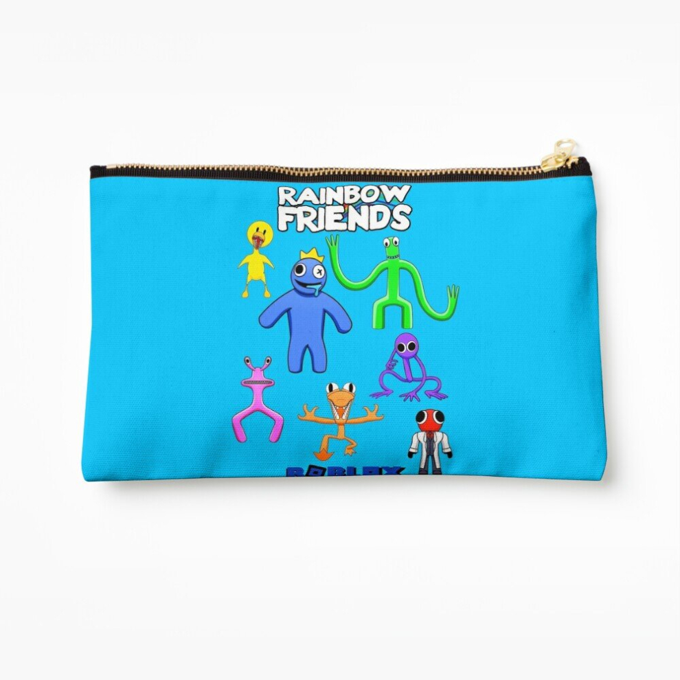 Whibos Makeup Bag Rainbow Friends Cosmetic Organizer Tyvek Paper Bags Zipper Pouch