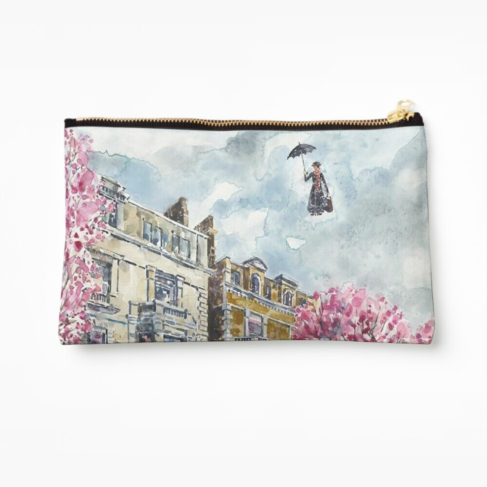 Whibos Makeup Bag Mary Poppins Cosmetic Organizer Tyvek Paper Bags Zipper Pouch