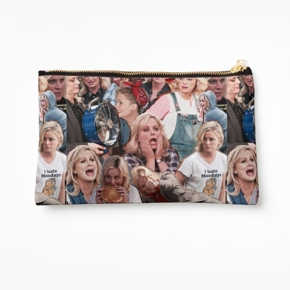 Whibos Makeup Bag Leslie Knope - Parks And Recreation Cosmetic Organizer Tyvek Paper Bags Zipper Pouch