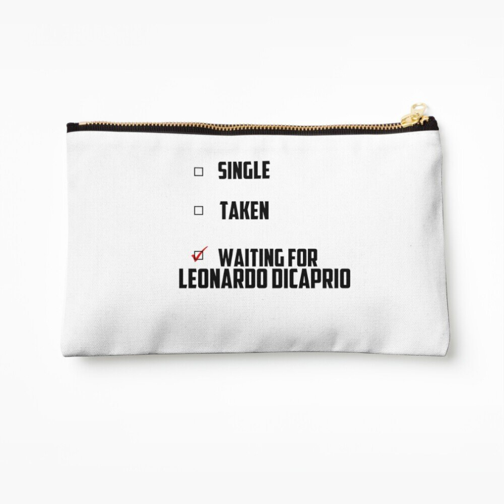 Whibos Makeup Bag Waiting For Leonardo Dicaprio Cosmetic Organizer Tyvek Paper Bags Zipper Pouch