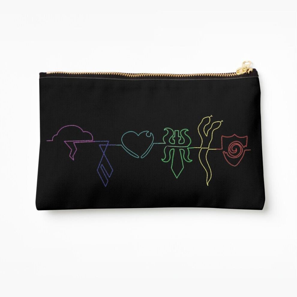 Whibos Makeup Bag Sander Sides Emblems Cosmetic Organizer Tyvek Paper Bags Zipper Pouch