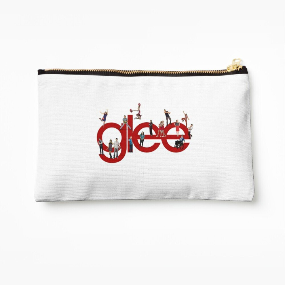 Makeup Bag glee logo with the cast Cosmetic Organizer Tyvek Paper Bags Zipper Pouch