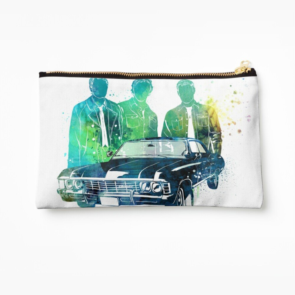 Whibos Makeup Bag Supernatural Cosmetic Organizer Tyvek Paper Bags Zipper Pouch