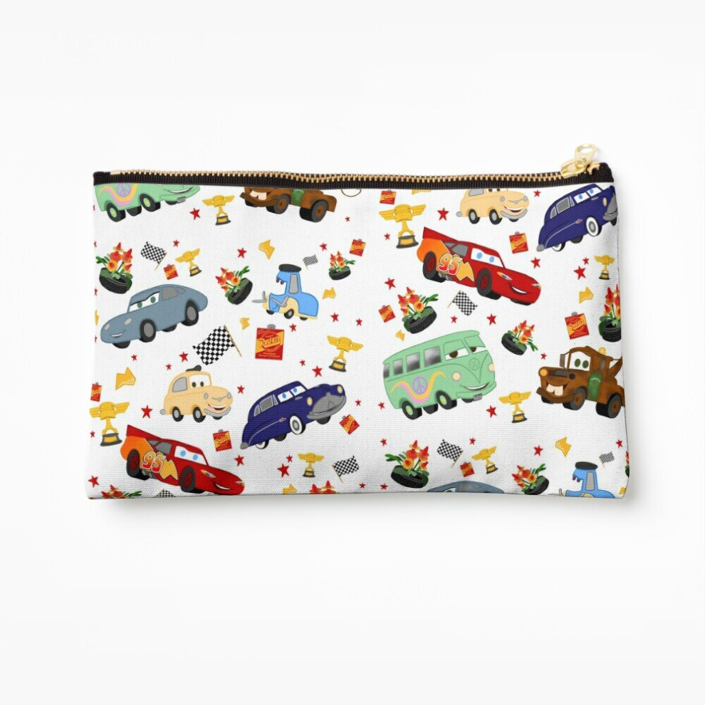 Whibos Makeup Bag Life Is A Highway Cosmetic Organizer Tyvek Paper Bags Zipper Pouch