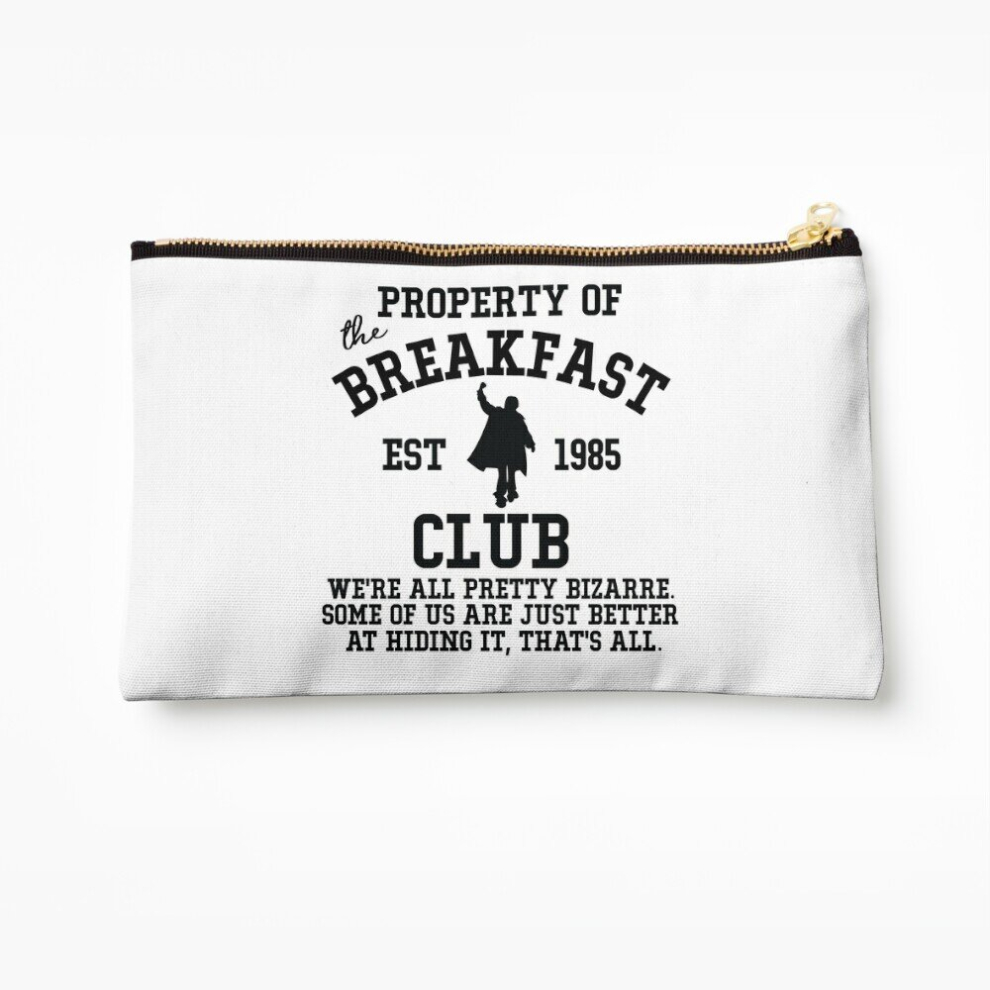 Whibos Makeup Bag The Breakfast Club Cosmetic Organizer Tyvek Paper Bags Zipper Pouch