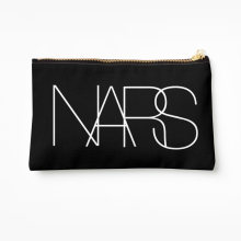 Reusable Tyvek Makeup Bag with Zipper - Waterproof, Lightweight Cosmetic Organizer (8.9 x 6.5 in) - Double-Sided Artwork