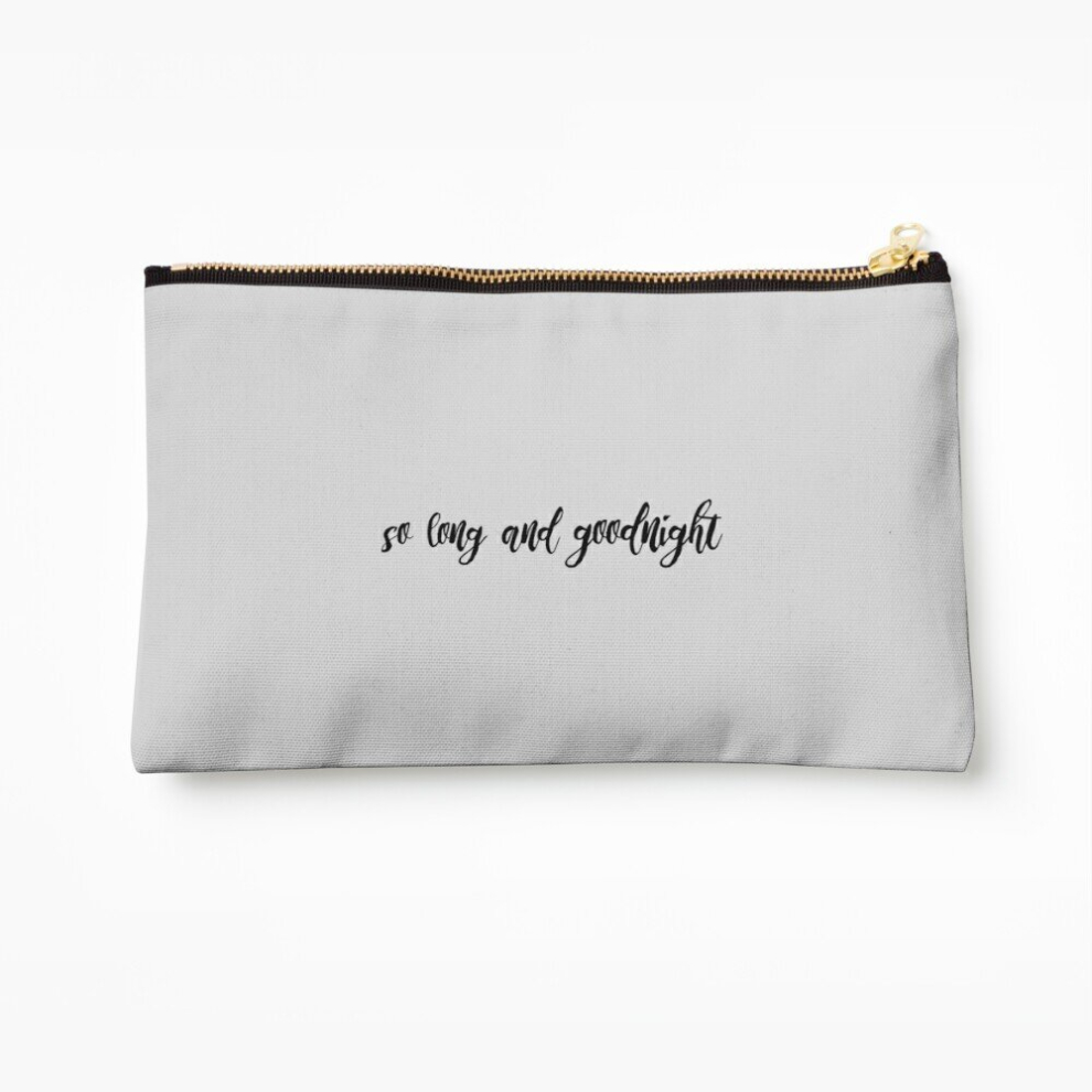 Whibos Makeup Bag So Long And Goodnight Cosmetic Organizer Tyvek Paper Bags Zipper Pouch