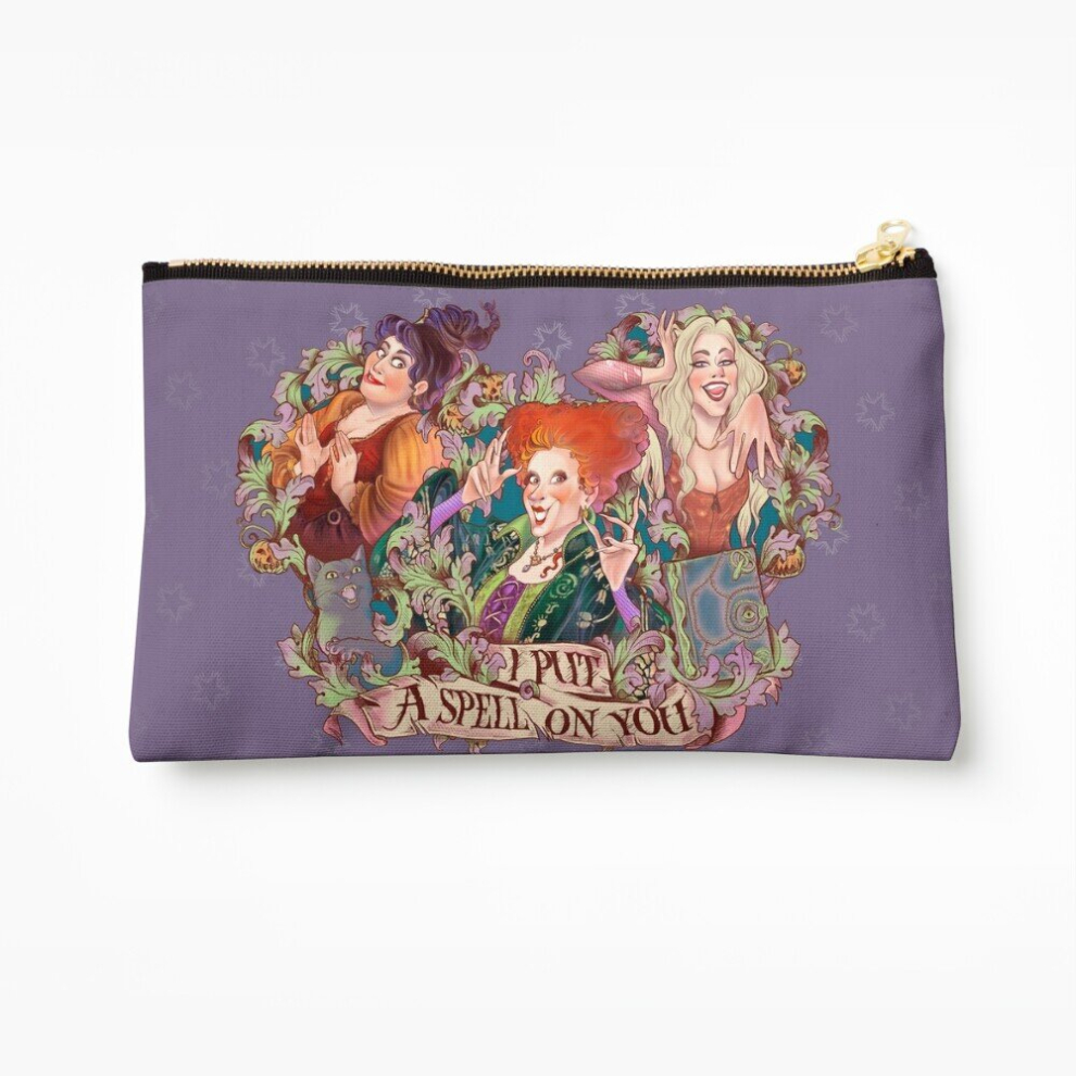 Whibos Makeup Bag I Put A Spell On You Cosmetic Organizer Tyvek Paper Bags Zipper Pouch