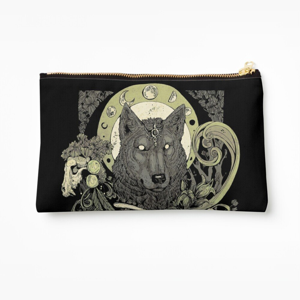Whibos Makeup Bag Lycanthropy Cosmetic Organizer Tyvek Paper Bags Zipper Pouch