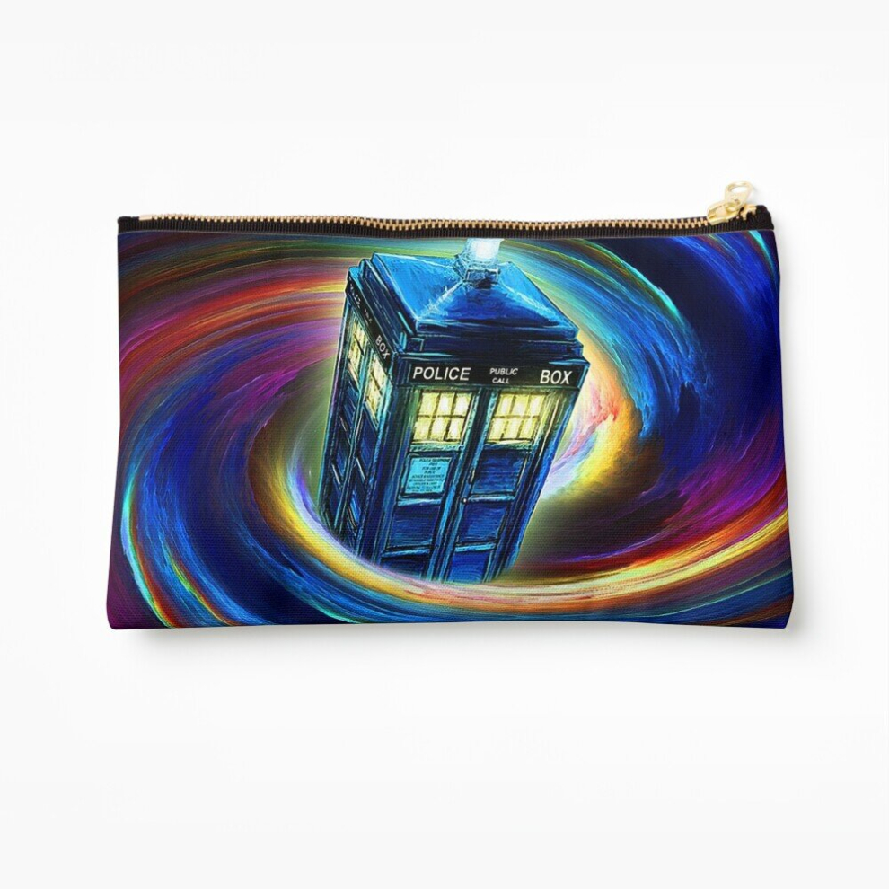 Whibos Makeup Bag Time Vortex Cosmetic Organizer Tyvek Paper Bags Zipper Pouch