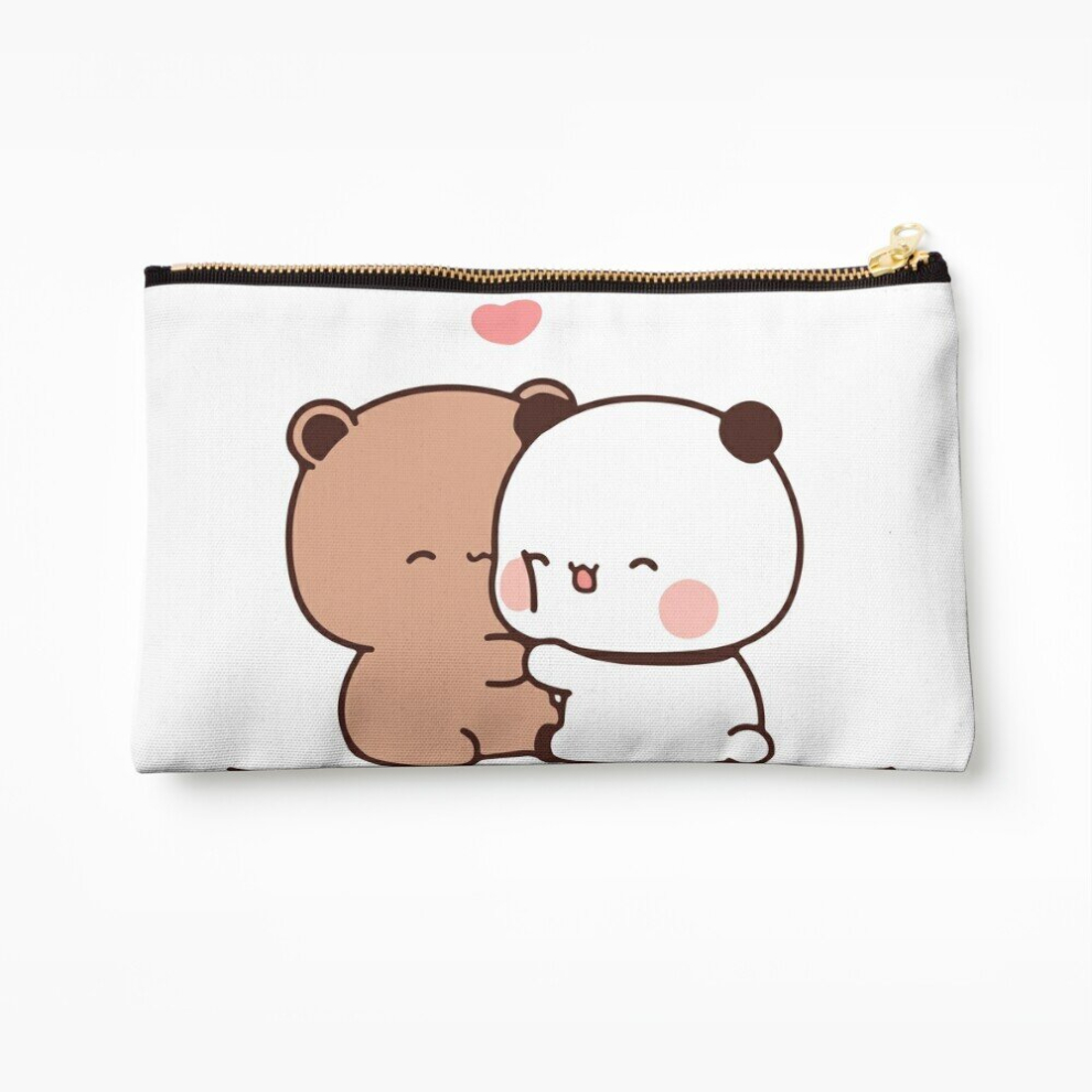 Whibos Makeup Bag Bubu Dudu Bear And Panda Cosmetic Organizer Tyvek Paper Bags Zipper Pouch
