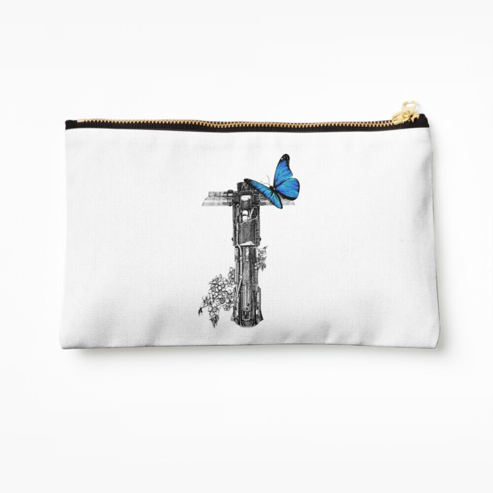 Whibos Blue Makeup Bag No One's Ever Really Gone (With ) Cosmetic Organizer Tyvek Paper Bags Zipper Pouch
