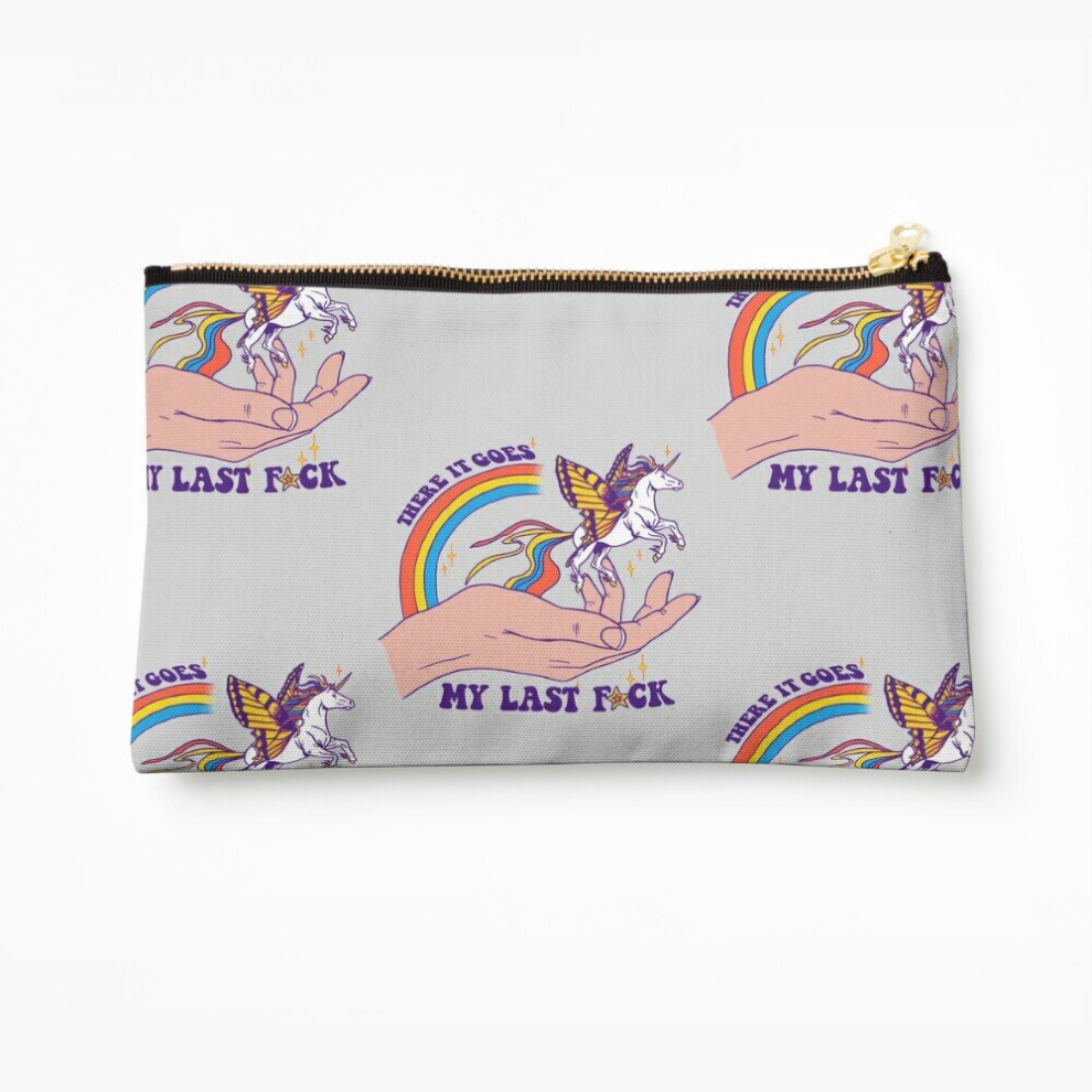 Whibos Makeup Bag There It Goes Cosmetic Organizer Tyvek Paper Bags Zipper Pouch
