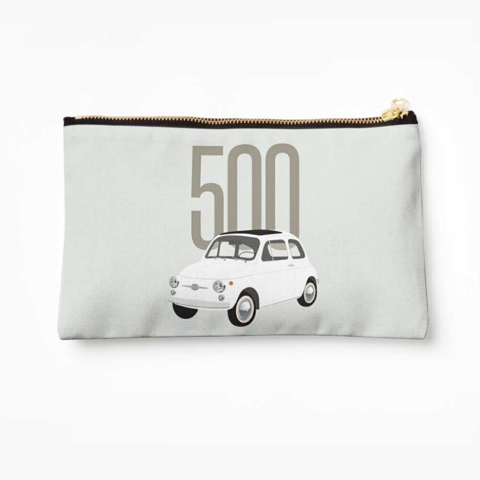 Whibos Makeup Bag The Amazing Fiat 500 Cosmetic Organizer Tyvek Paper Bags Zipper Pouch