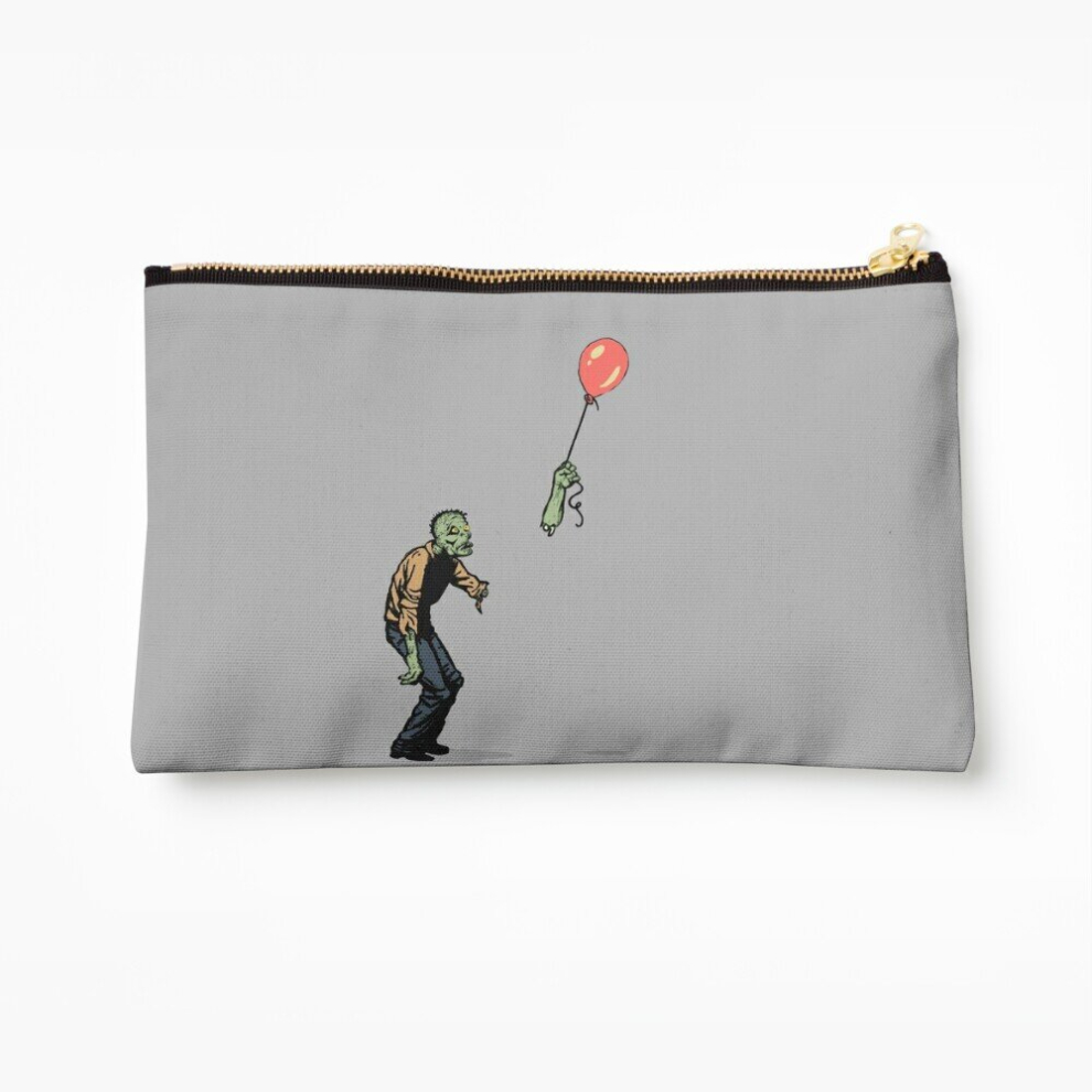Whibos Makeup Bag Zombie Cosmetic Organizer Tyvek Paper Bags Zipper Pouch