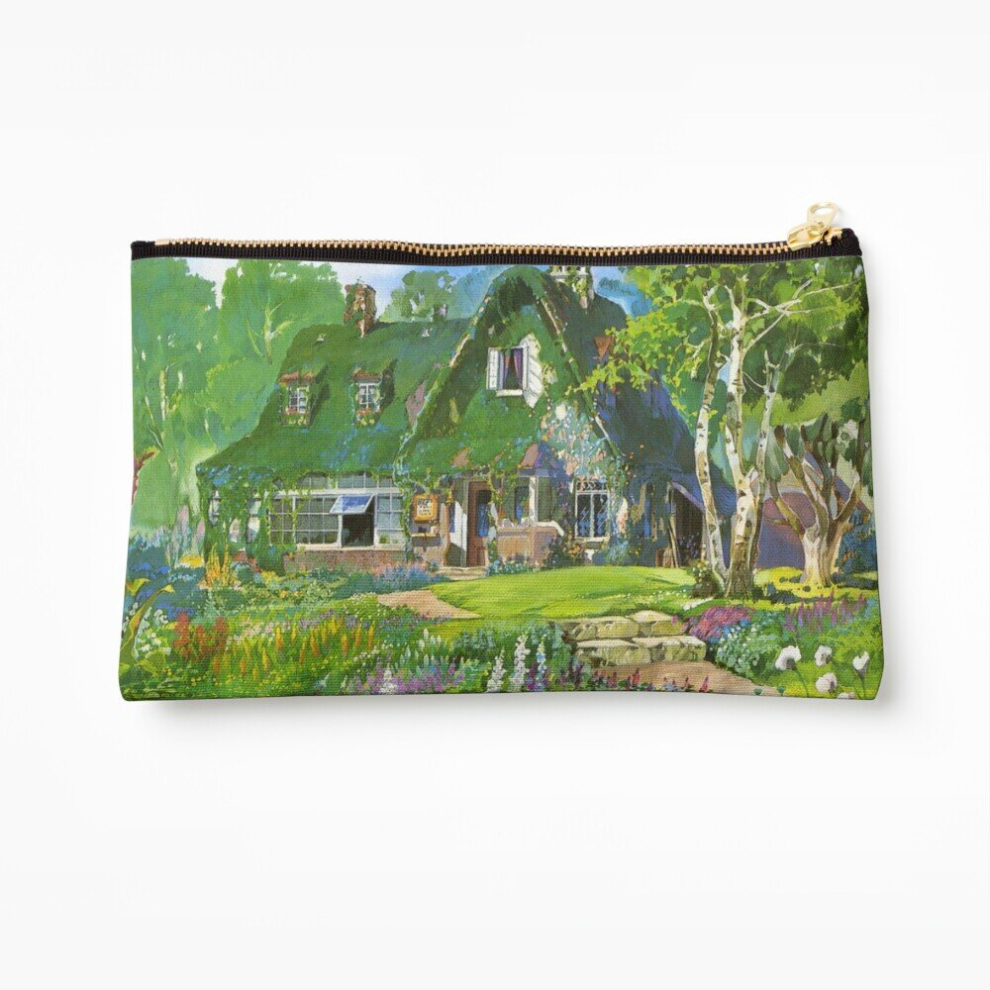 Whibos Makeup Bag Kiki's Delivery Service Cottagecore Vibes Cosmetic Organizer Tyvek Paper Bags Zipper Pouch