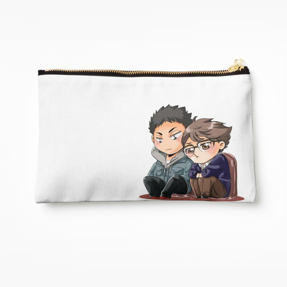 Whibos Makeup Bag Chibi! Iwaois Cosmetic Organizer Tyvek Paper Bags Zipper Pouch