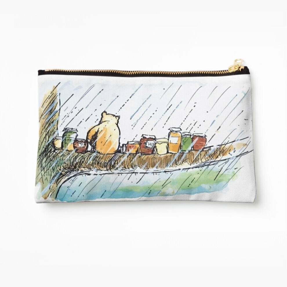 Whibos Makeup Bag It Rained And It Rained Cosmetic Organizer Tyvek Paper Bags Zipper Pouch