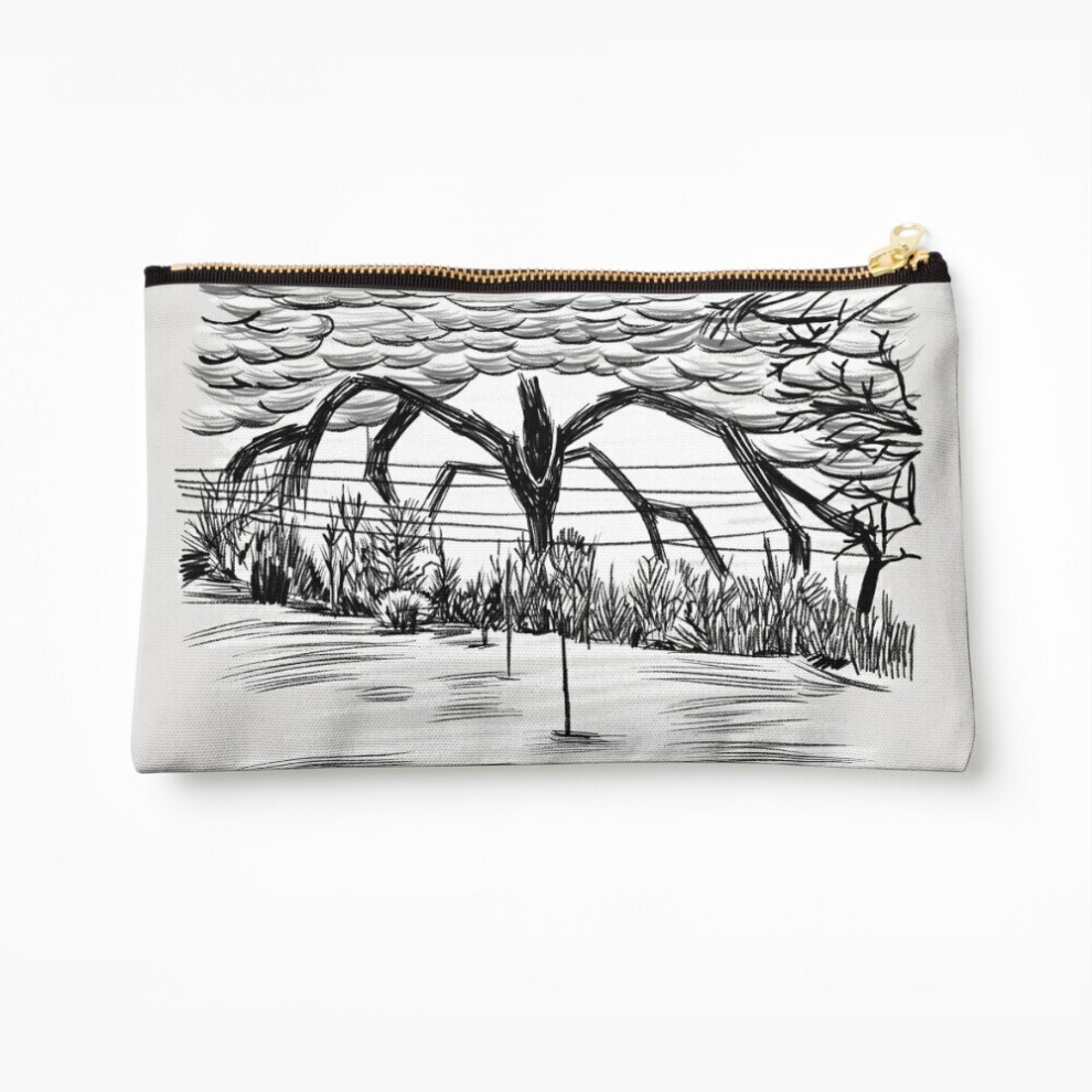 Whibos Makeup Bag Stranger Things Monster Cosmetic Organizer Tyvek Paper Bags Zipper Pouch