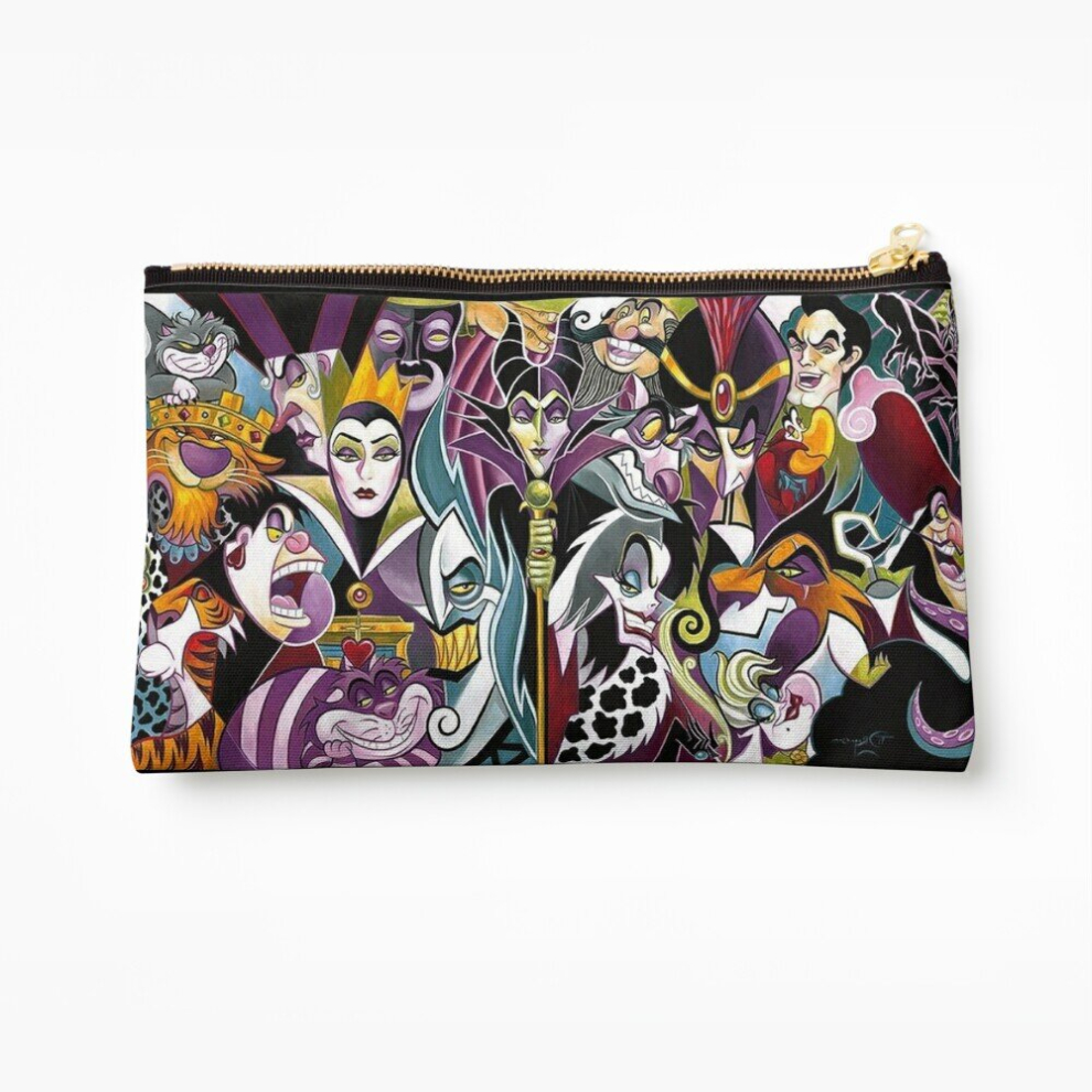 Whibos Makeup Bag Villains Cosmetic Organizer Tyvek Paper Bags Zipper Pouch