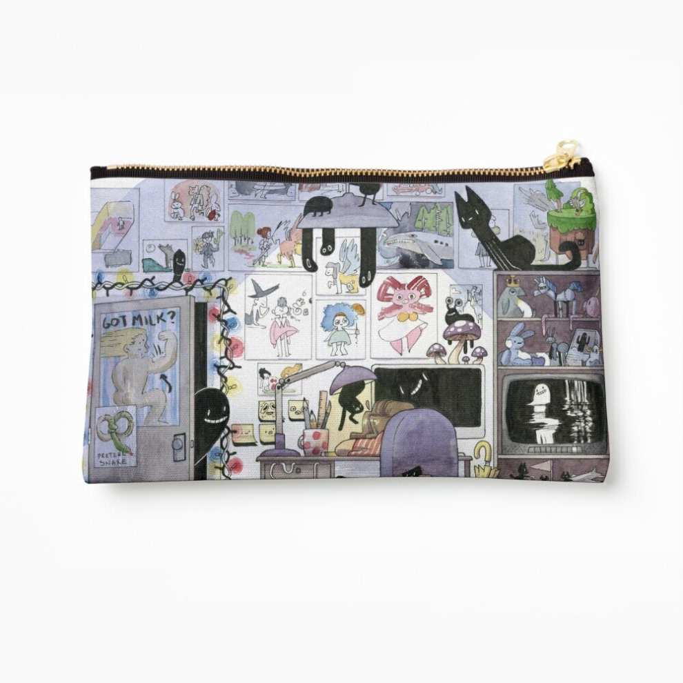 Whibos Makeup Bag The Artist Cosmetic Organizer Tyvek Paper Bags Zipper Pouch