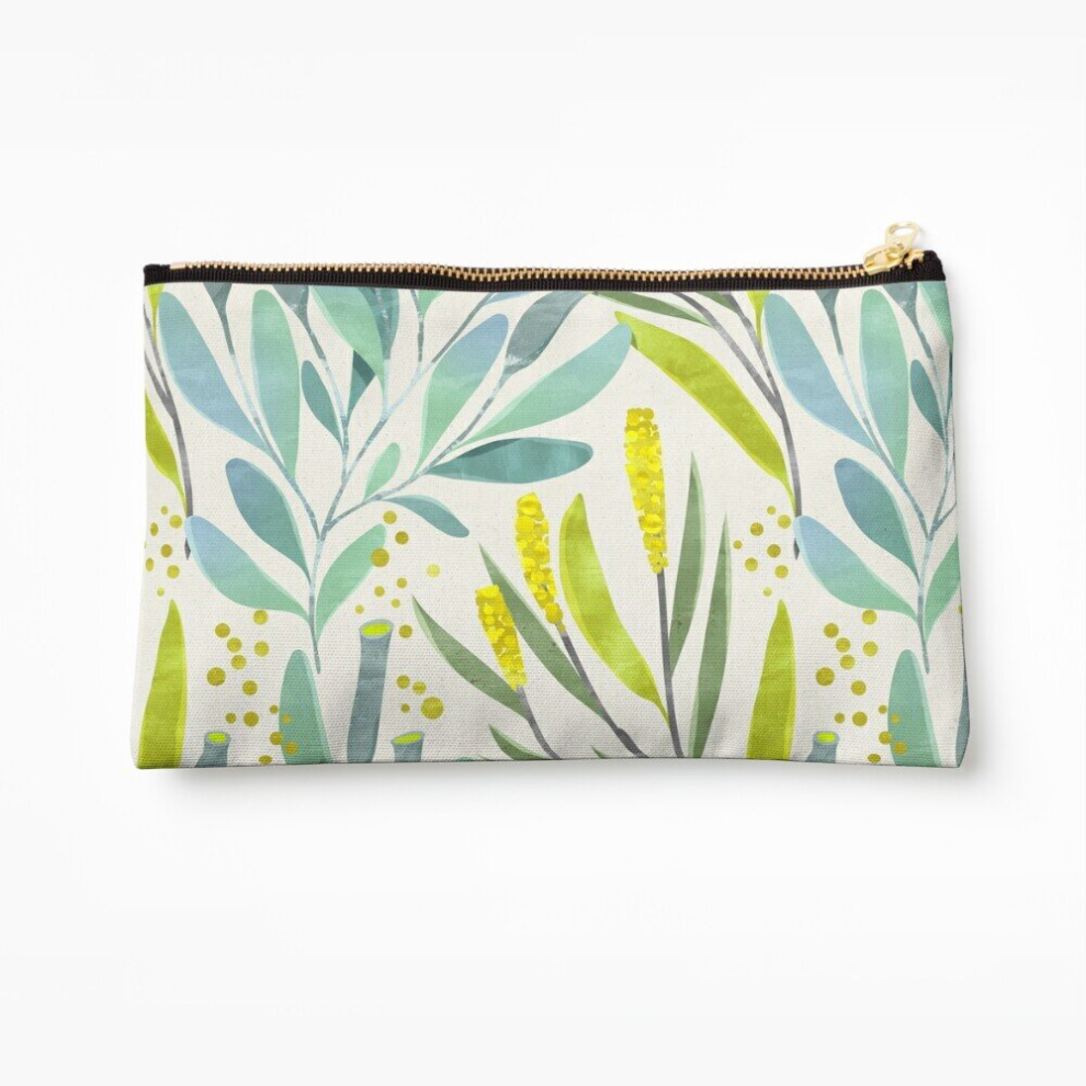 Whibos Makeup Bag Lemon Spring Cosmetic Organizer Tyvek Paper Bags Zipper Pouch