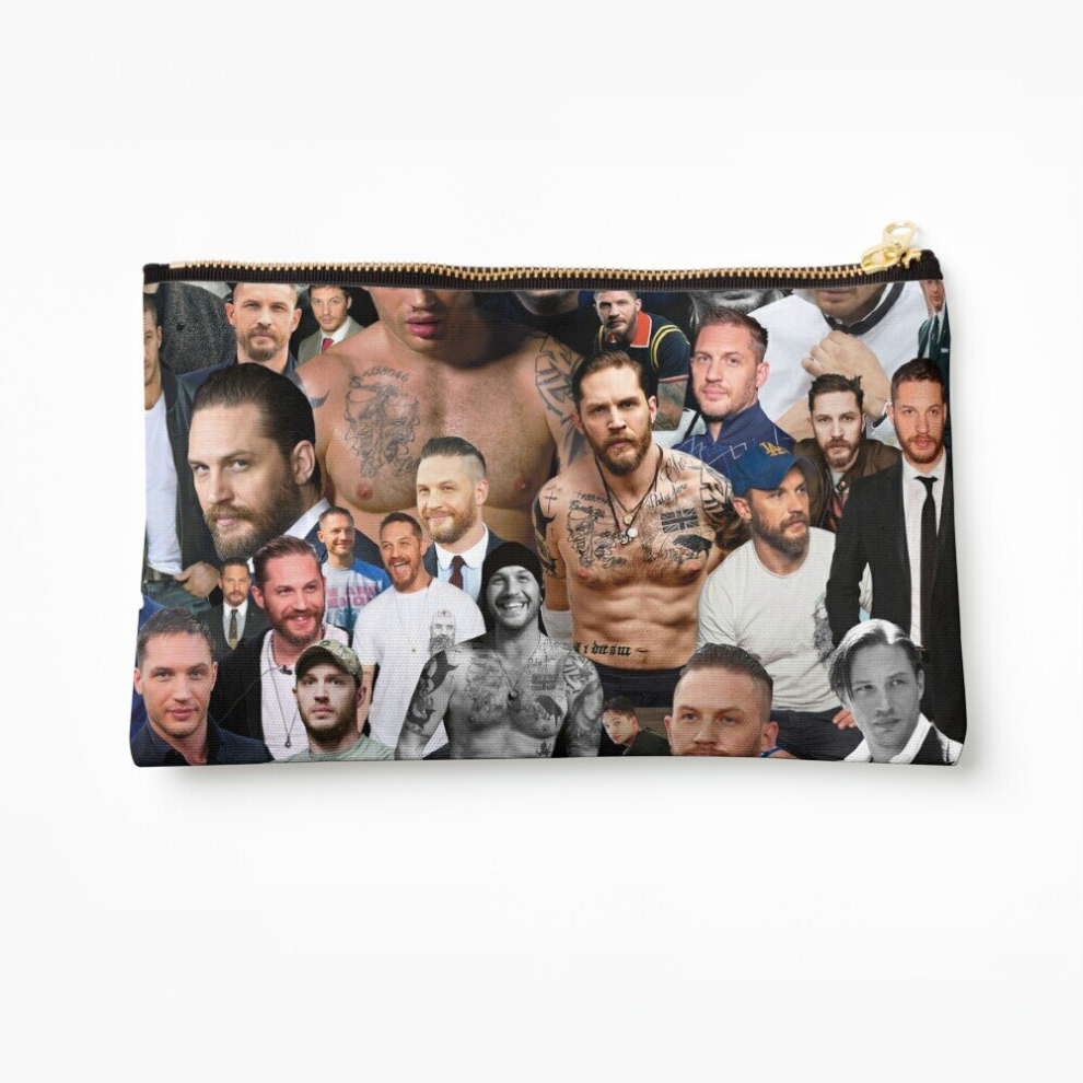 Whibos Makeup Bag Tom Hardy Cosmetic Organizer Tyvek Paper Bags Zipper Pouch