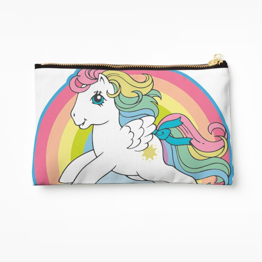 Whibos Makeup Bag My Little Pony - 80S Cosmetic Organizer Tyvek Paper Bags Zipper Pouch