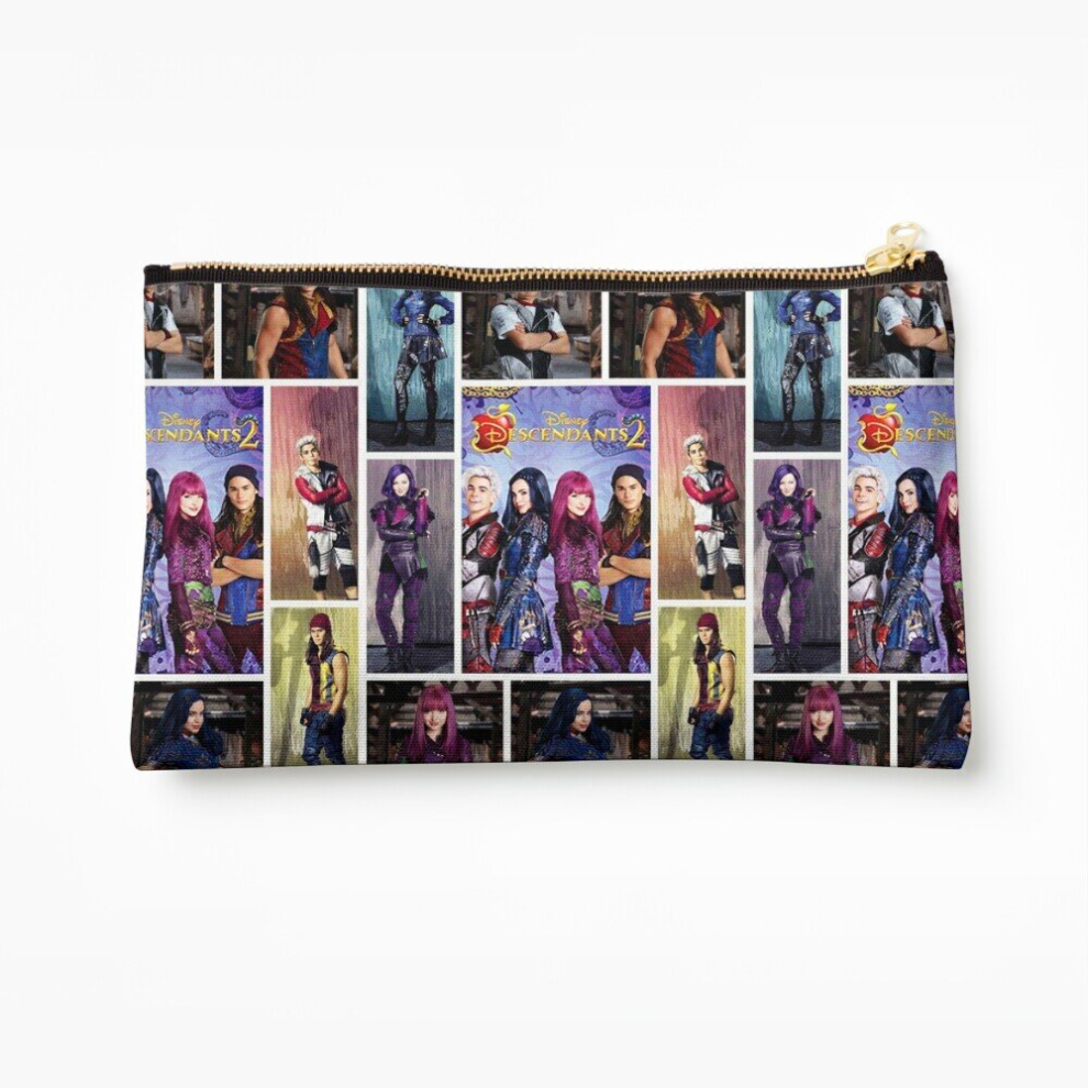 Whibos Makeup Bag Descendants Collages Cosmetic Organizer Tyvek Paper Bags Zipper Pouch