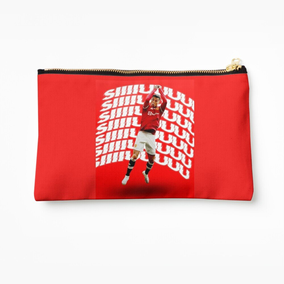 Whibos Makeup Bag Cristiano Ronaldo Siuuu Cosmetic Organizer Tyvek Paper Bags Zipper Pouch
