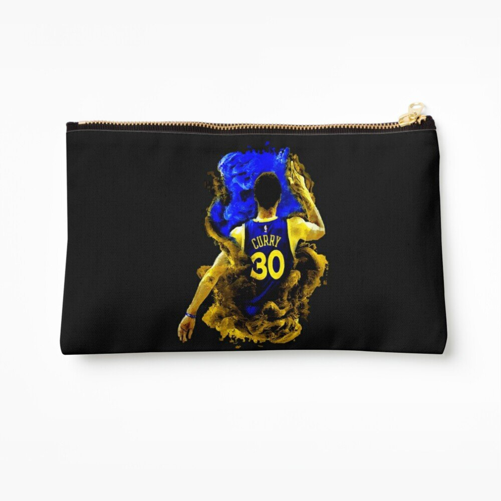 Whibos Makeup Bag Steph Curry Apparel Cosmetic Organizer Tyvek Paper Bags Zipper Pouch