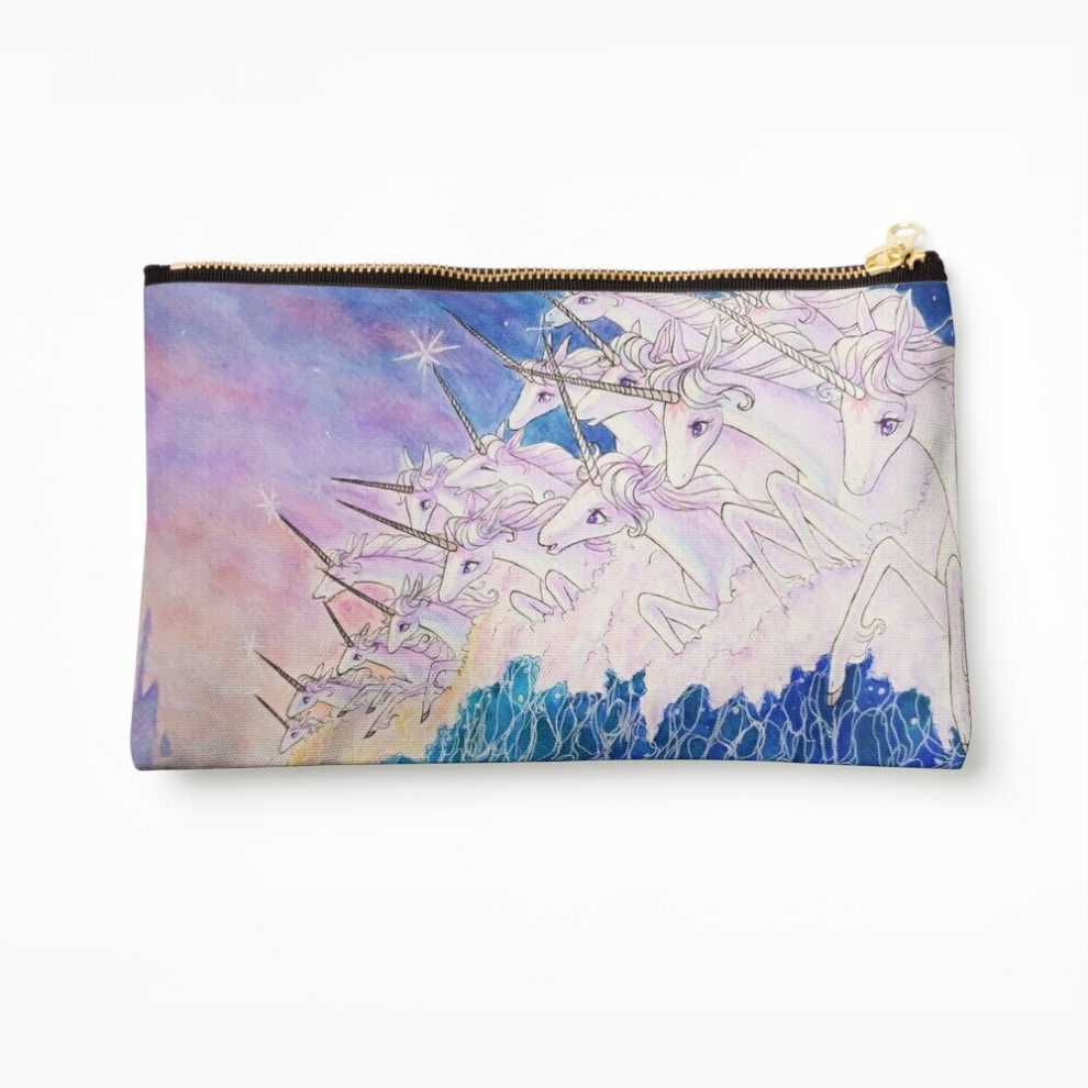 Whibos Makeup Bag Unicorns In The Sea Cosmetic Organizer Tyvek Paper Bags Zipper Pouch