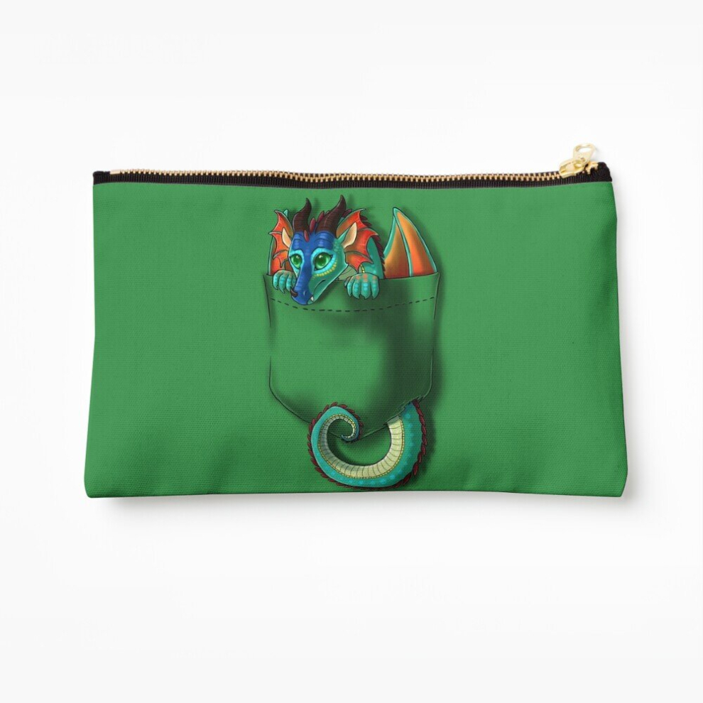 Whibos Makeup Bag Wings Of Fire - Pocket Glory Dragon Cosmetic Organizer Tyvek Paper Bags Zipper Pouch