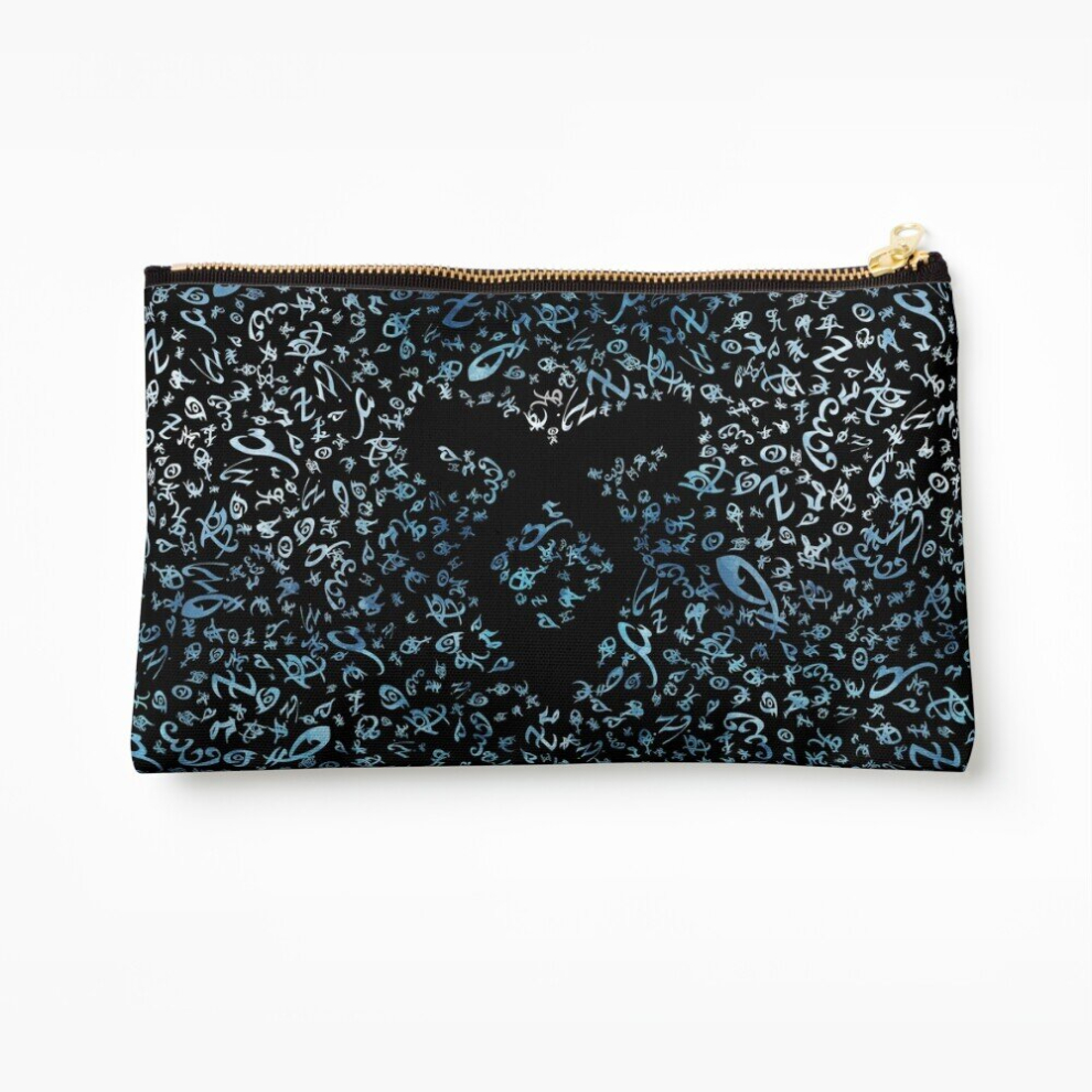 Whibos Makeup Bag Shadowhunters Rune - Pattern / Texture With Vanishing Angelic Power Rune Watercolors Cosmetic Organizer Tyvek Paper Bags Zipper Pouch