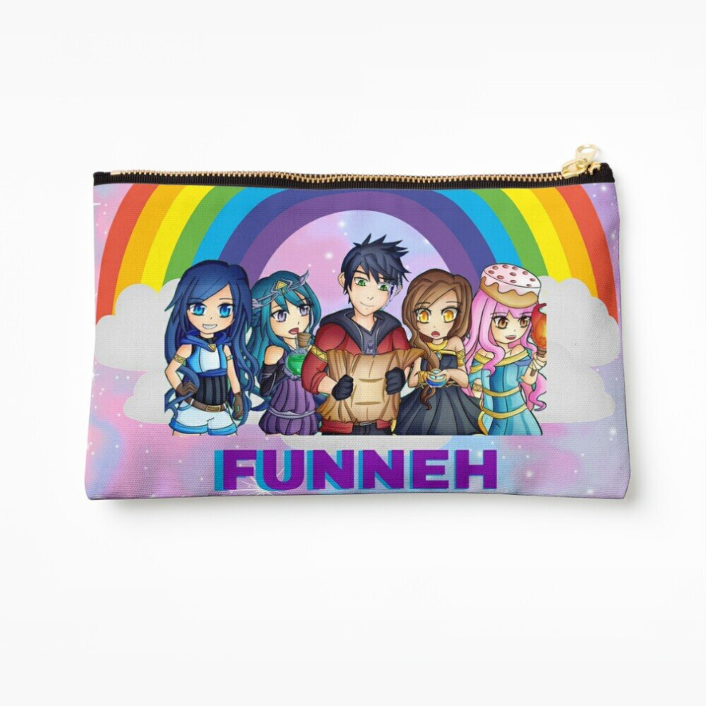 Whibos Makeup Bag Itsfunneh Krew Game Cosmetic Organizer Tyvek Paper Bags Zipper Pouch