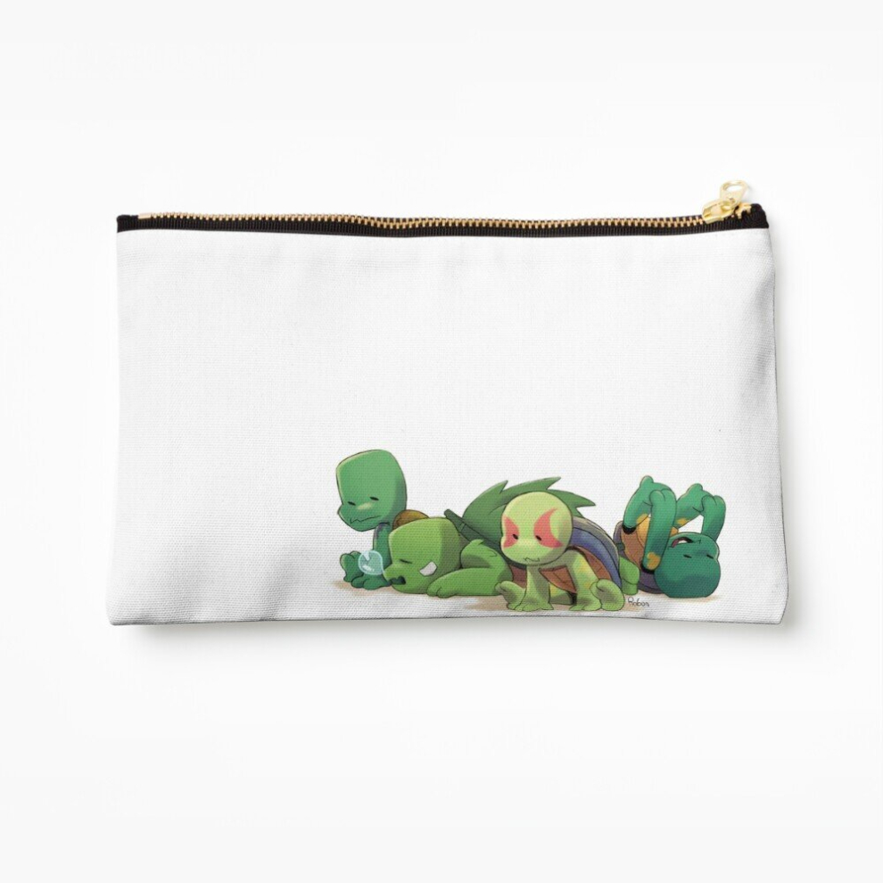Whibos Makeup Bag Turtle Tots Cosmetic Organizer Tyvek Paper Bags Zipper Pouch