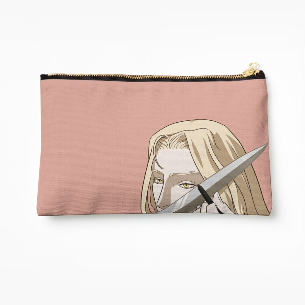 Whibos Makeup Bag Alucard In The Morning - Castlevania Cosmetic Organizer Tyvek Paper Bags Zipper Pouch