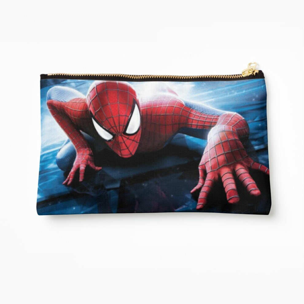 Whibos Makeup Bag Superheros Cosmetic Organizer Tyvek Paper Bags Zipper Pouch