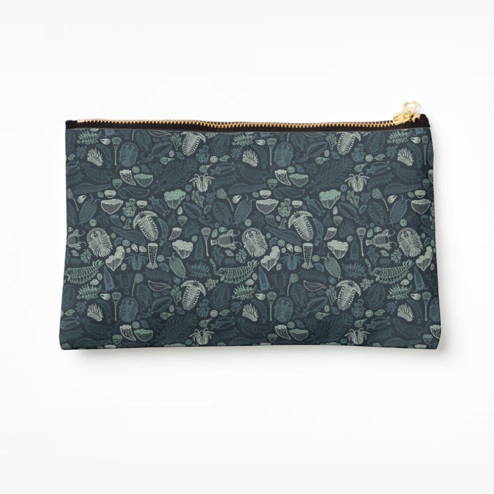 Whibos Makeup Bag Studio 252Mya Collaboration: Cambrian Fauna (2020 Reboot) Cosmetic Organizer Tyvek Paper Bags Zipper Pouch