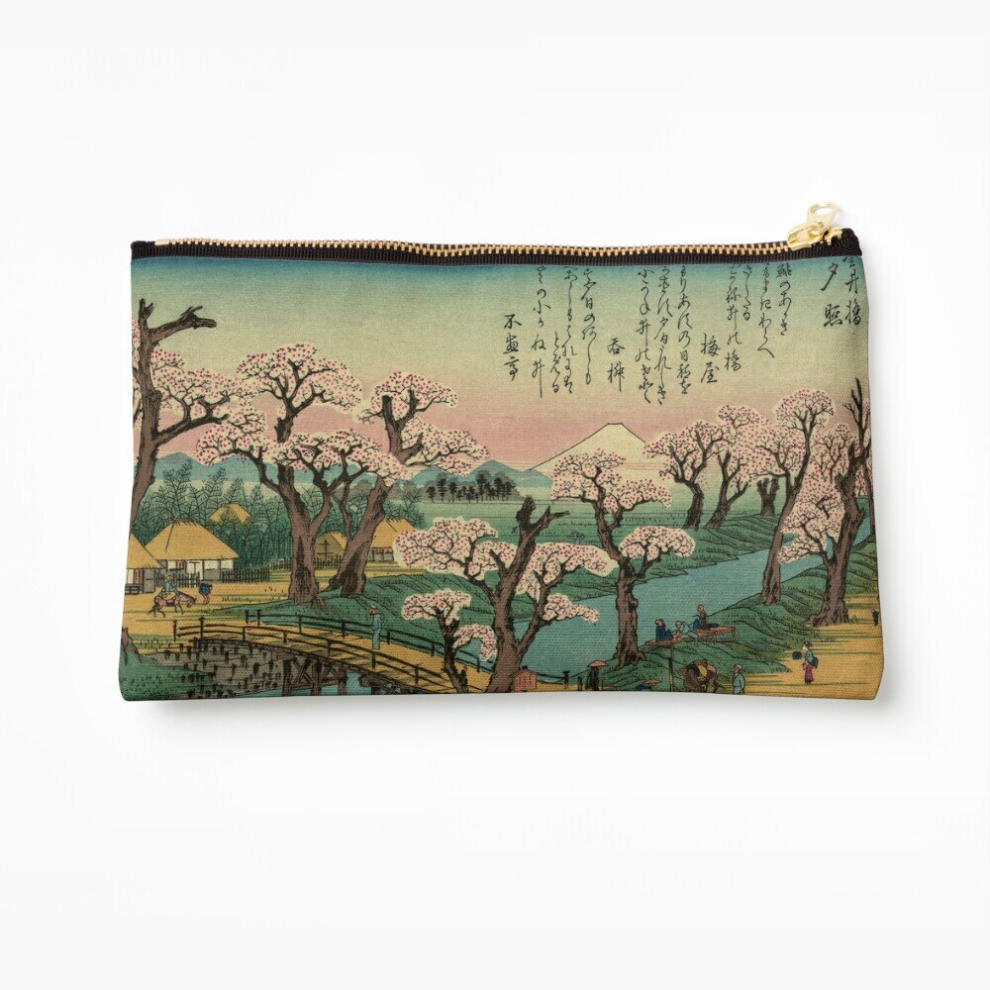 Whibos Makeup Bag Bridge In Japan Cosmetic Organizer Tyvek Paper Bags Zipper Pouch