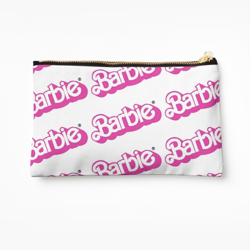 Whibos Makeup Bag Barbie Logo Cosmetic Organizer Tyvek Paper Bags Zipper Pouch