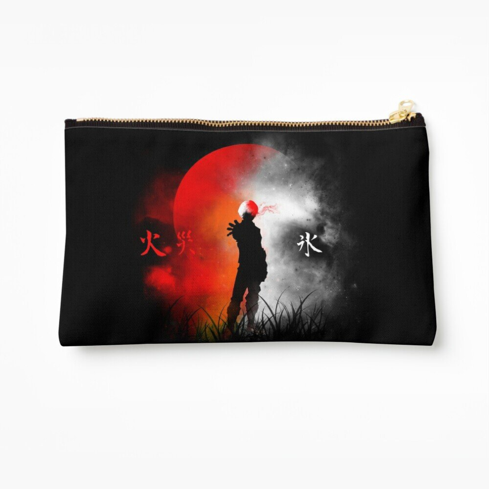 Whibos Makeup Bag Ice And Fire Cosmetic Organizer Tyvek Paper Bags Zipper Pouch