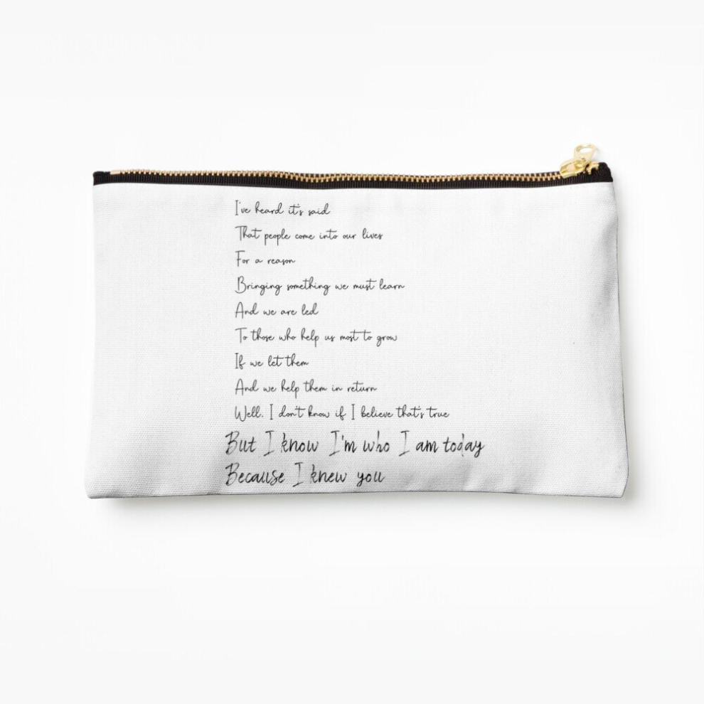 Whibos Makeup Bag For Good - Wicked The Broadway Musical Cosmetic Organizer Tyvek Paper Bags Zipper Pouch