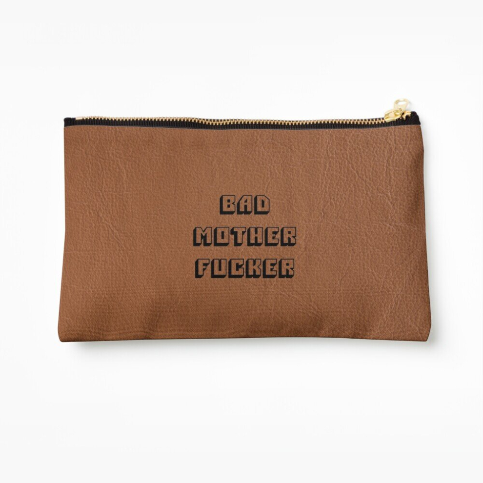 Whibos Makeup Bag Bad Mother Fucker - Pulp Fiction Cosmetic Organizer Tyvek Paper Bags Zipper Pouch